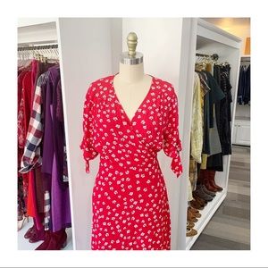 seraphine bessie wrap maternity dress